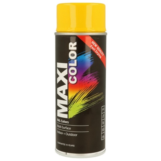 Maxicolor Gloss Rape Yellow Ral 1021 400ml