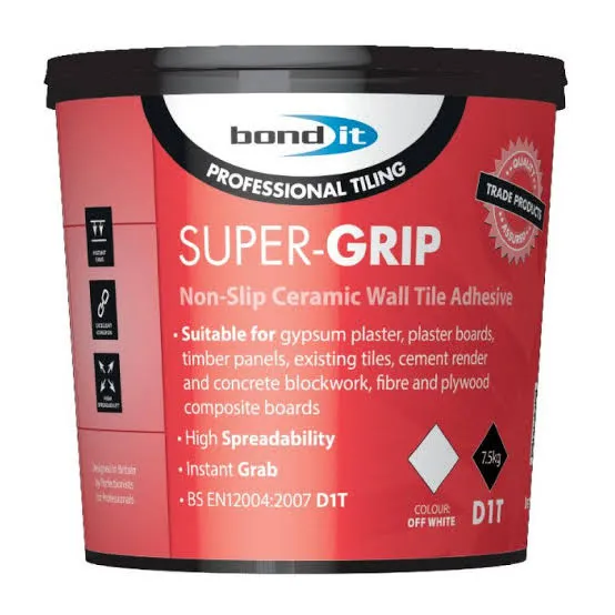 [BDTA07] Bond It Super-Grip Tile Adhesive Trade Pack