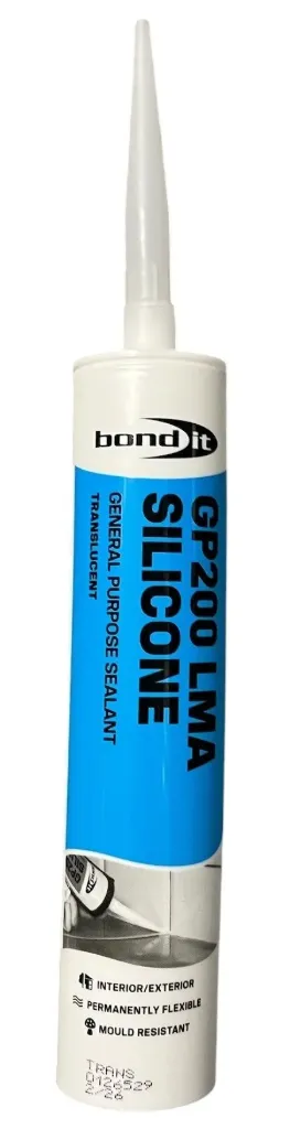 Bond It GP200 General Purpose Silicone Sealant Translucent