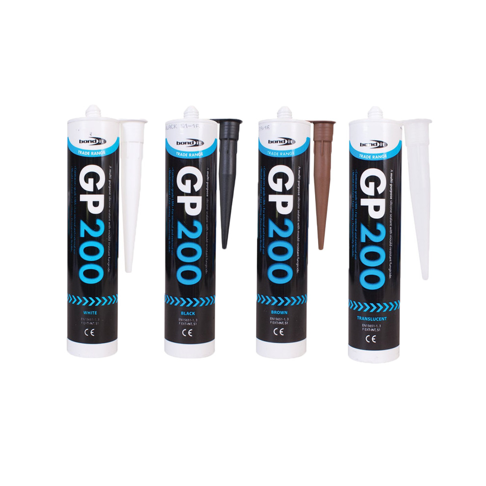 Bond It GP200 General Purpose Silicone Sealant Brown
