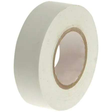 Faithfull PVC Electrical Tape White 19mm x 20m
