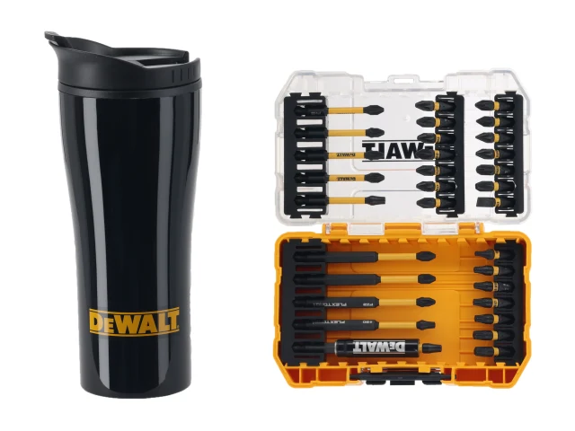 DeWalt 32 Piece FlexTorq Bit Set & Travel Mug