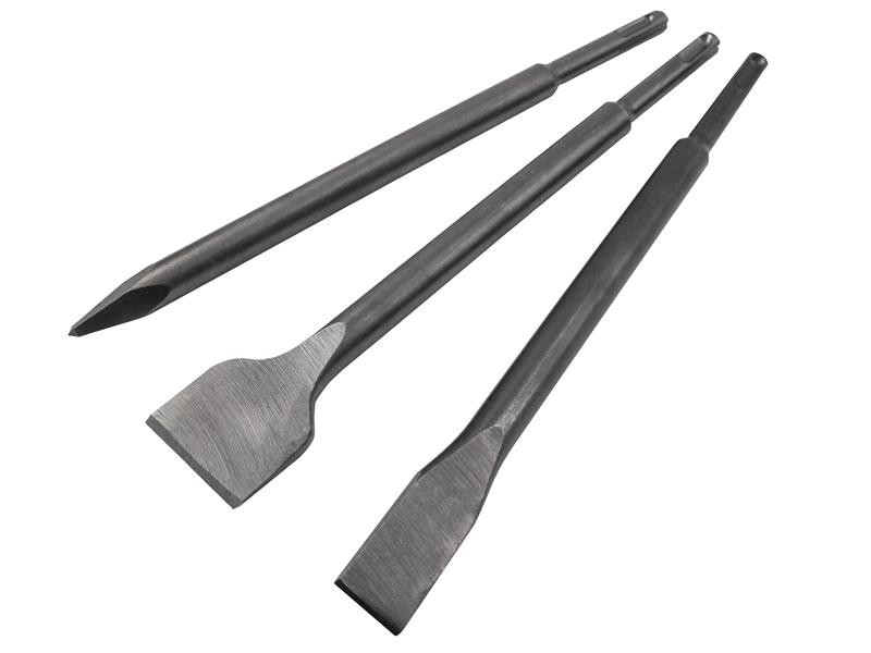 Faithfull 3 Piece SDS+ Chisel Bit Set
