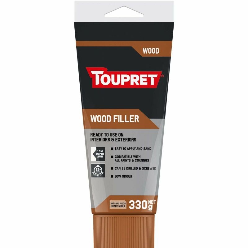 [96316] Toupret Wood Filler Ready Mixed Off White 330g