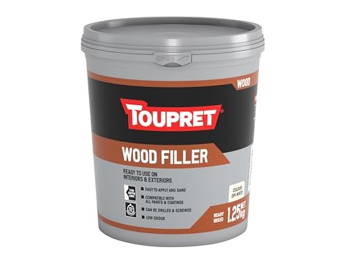 [45802] Toupret Wood Filler Off White Ready Mix 1.25kg