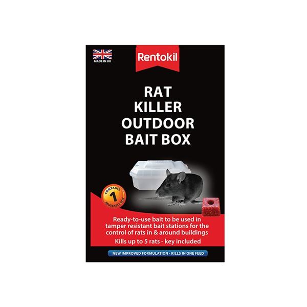 Rentokil Rat Killer Outdoor Bait Box
