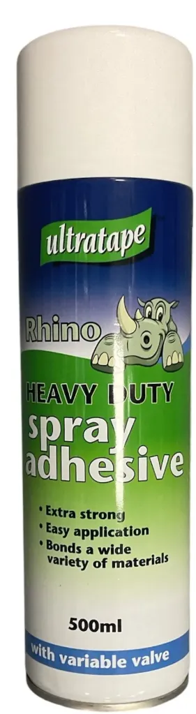 Ultratape Spray Adhesive Heavy Duty 500ml  "Rhino"