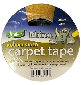 Double Sided Carpet Tape Rhino 50mm x 25m