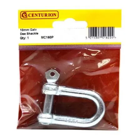 Centurion 10mm Galv Dee Shackle
