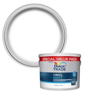 [43621] Dulux Trade Vinyl Matt Pure Brilliant White 7.5L
