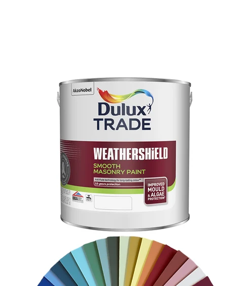 Dulux Trade Weathershield Smooth Masonry Extra Deep Base 2.5L