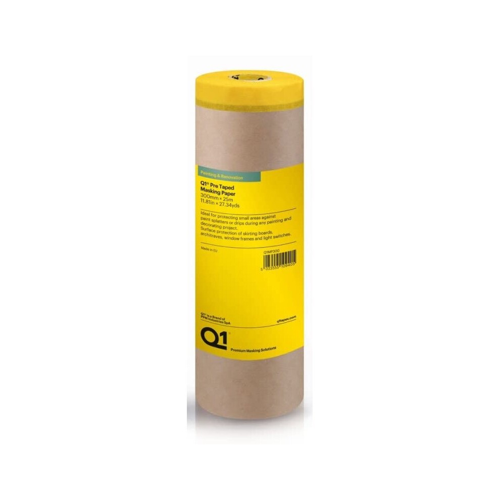Q1 Pre Taped Masking Paper