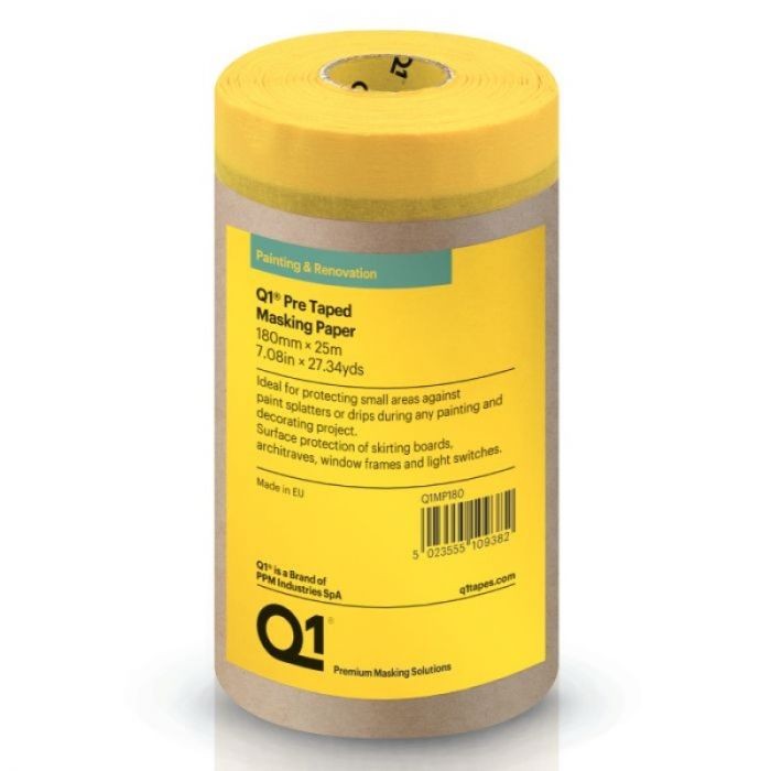 Q1 Pre Taped Masking Paper