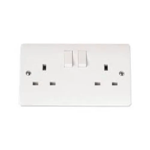 Click CMA036 Socket 2G Switched 13A White