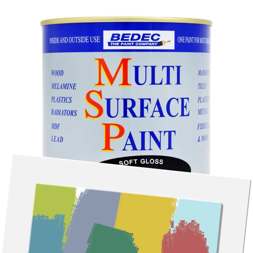 Bedec Multi Surface Paint Satin Holly 750ml
