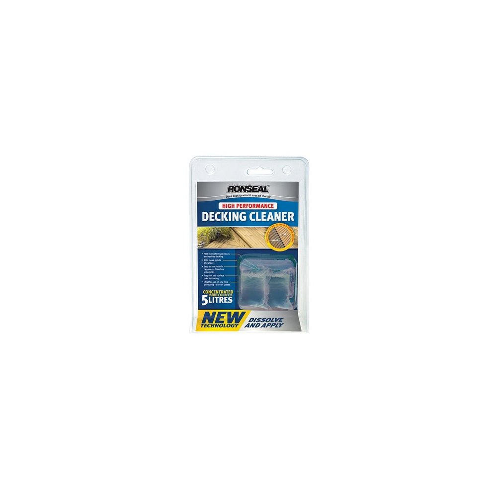 Ronseal Decking & Garden Cleaner 2x20ML Capsules