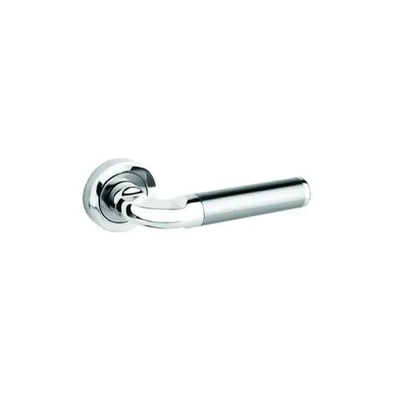Alnwick Round Rose Latch (Polished/Satin Chrome)