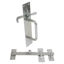 Unifix 20/2 Suffolk Latch (1 per Card) BZP 178mm / 7"