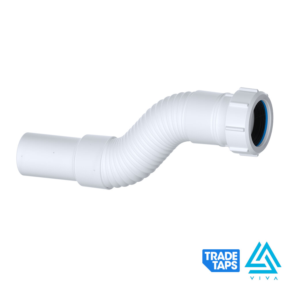 Viva 1¼" Flexible Fitting  Compression x Plain Spigot