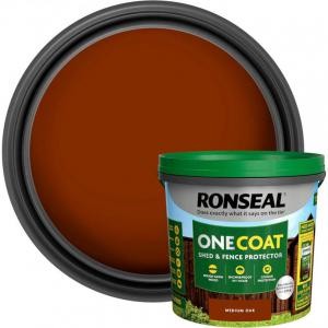 Ronseal Ronseal One Coat Shed & Fence Medium Oak 5L