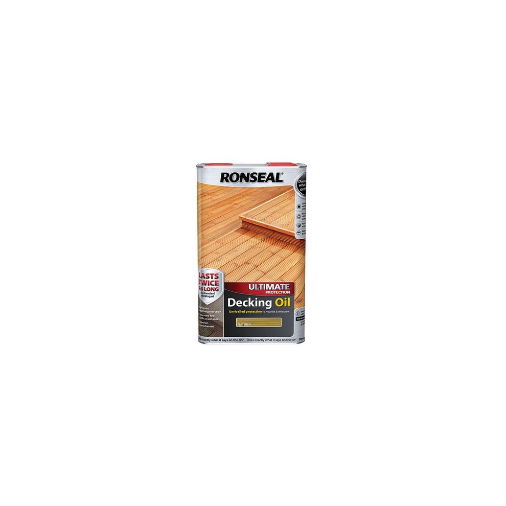 Ronseal Ultimate Decking Oil Natural 5L