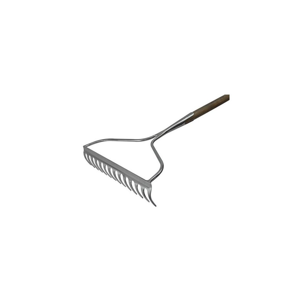[FAIPRESGRSS] Faithfull Prestige Stainless Steel Garden Rake Ash Handle