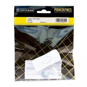 [EL122P] Centurion 2 Amp White Inline Switch