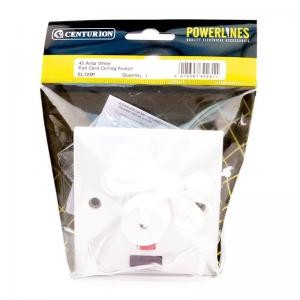 [EL126P] Centurion 45 Amp White Pull Cord Ceiling Switch