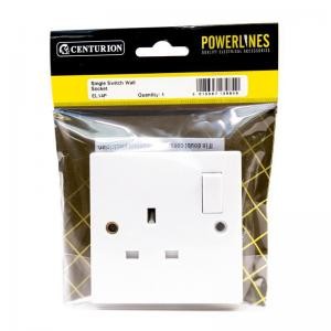 [EL14P] Centurion 13 Amp 1 Gang Switched Wall Socket