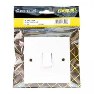 [EL12P] Centurion 10 Amp Single 2 Way Wall Switch