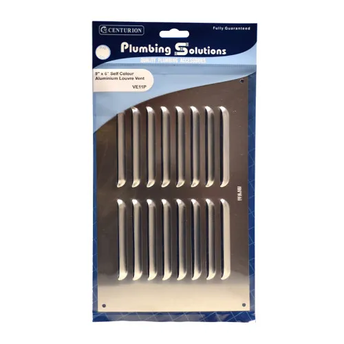 Centurion Louvre Vent - Self Colour Aluminum - 229 x 152mm