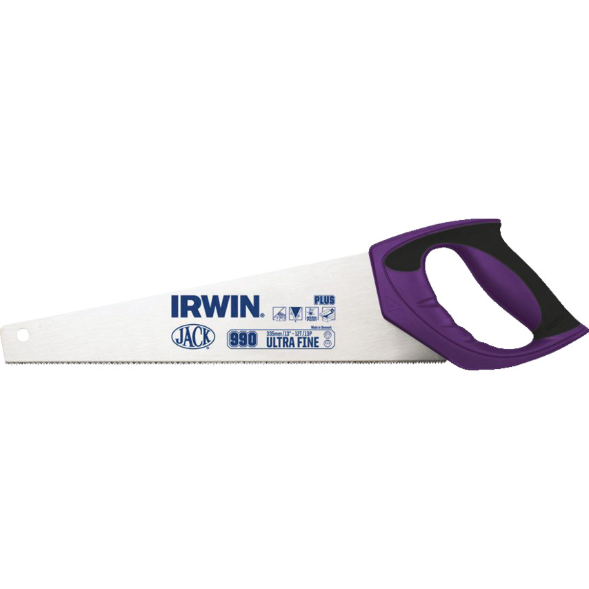 [JAK990UHPTB] Irwin Jack 990UHP Fine Junior / Toolbox Handsaw Soft-Grip 335mm (13in) 12 TPI