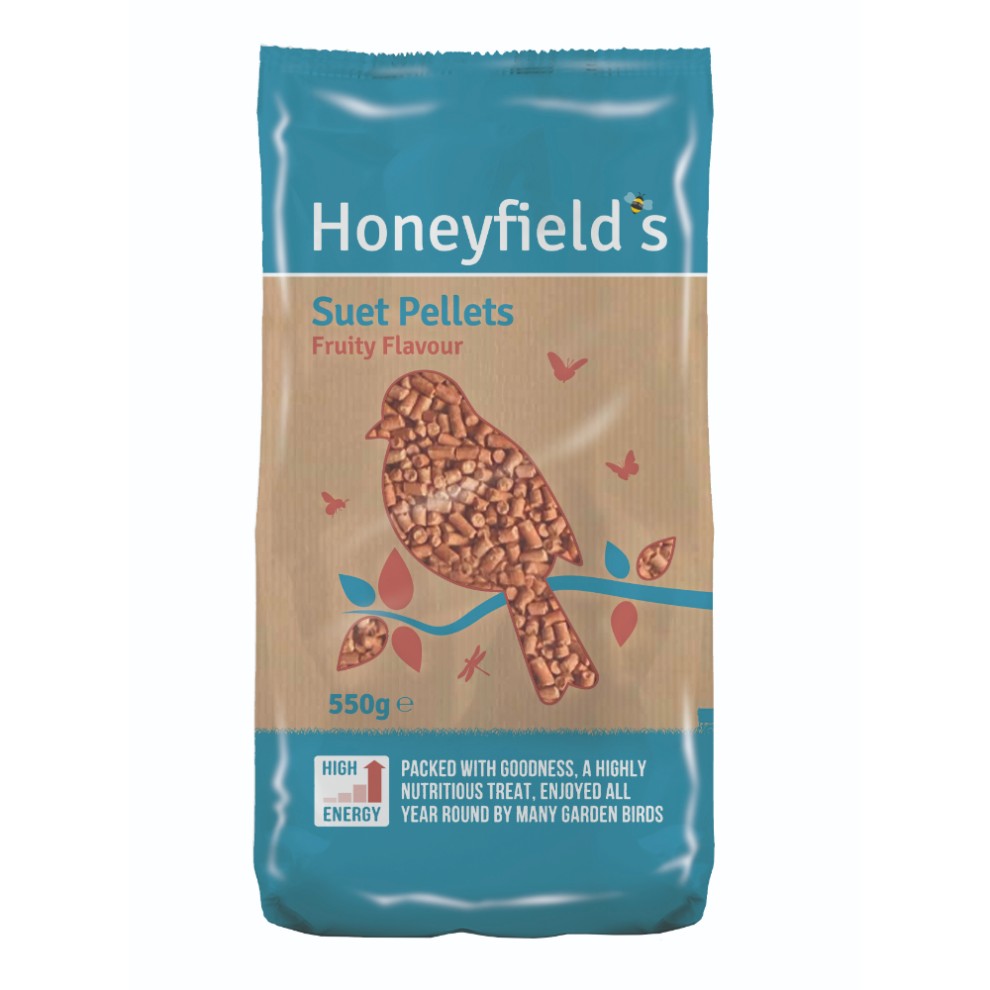 WHM Honeyfields Suet Pellets - Fruity Flavour 550g