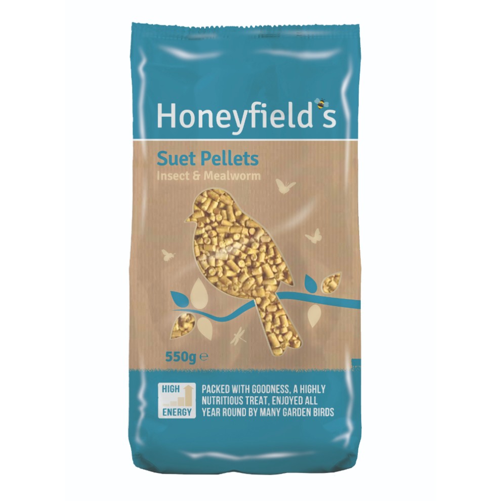 WHM Honeyfields Suet Pellets - Insect & Mealworm 550g