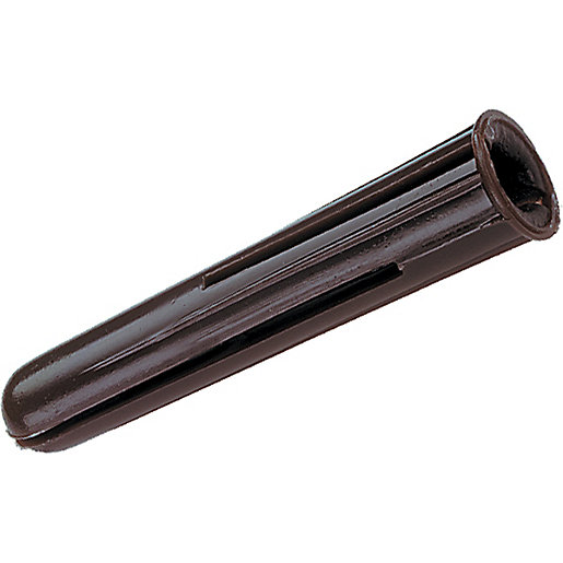 JCP Standard Plastic Plugs Brown - 7.0 x 37mm