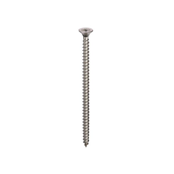 Unifix A2-304 St/St General Purpose Chippy Woodscrews Pozi Csk Head - 4.0 x 40mm (Bag of 25)