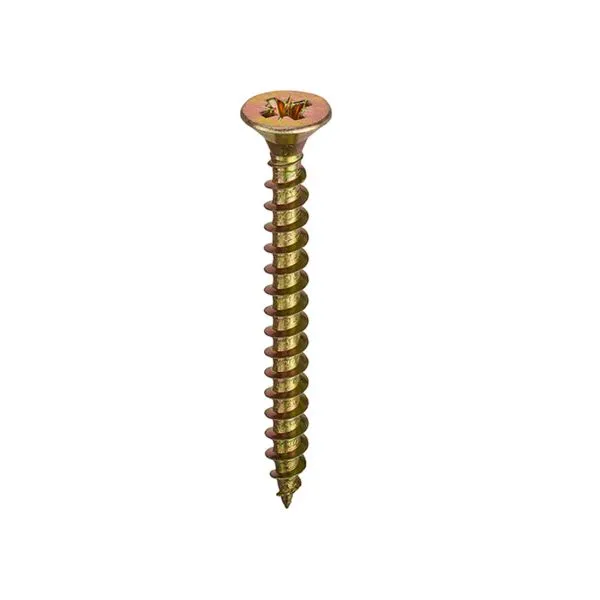 Unifix  General Purpose Chippy Woodscrews Pozi Csk Head ZYP CE - 6.0 x 60mm