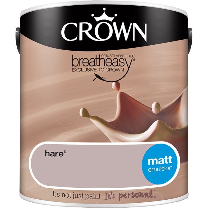 Crown Matt Emulsion Hare 2.5L