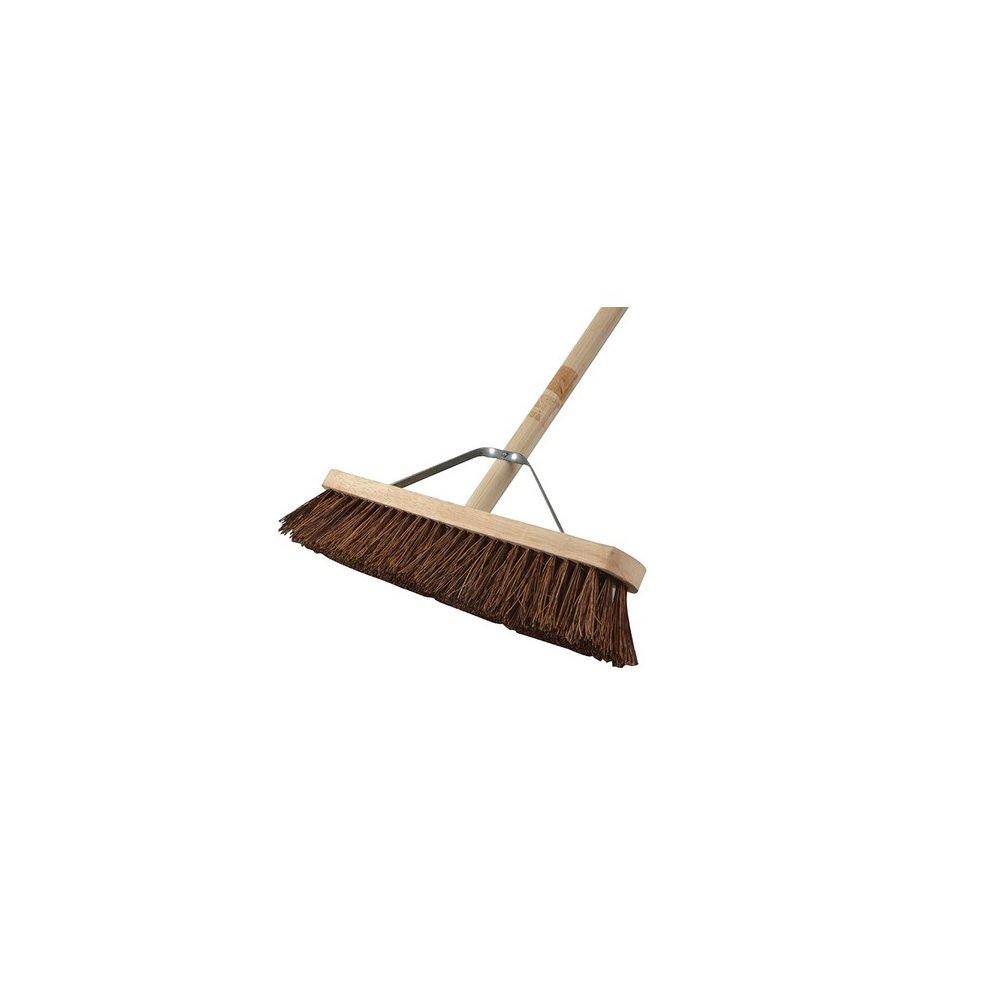 Faithfull Stiff Bassine Broom 450mm (18in) + Handle & Stay