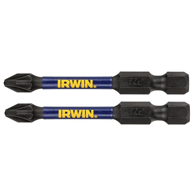 Irwin Impact Pro Performance Screwdriver Bits PZ2 57mm (5 Pack)