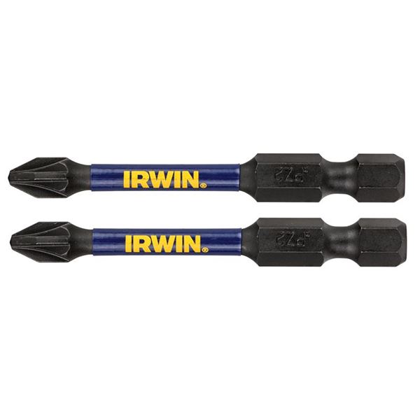 Irwin Impact Pro Performance Screwdriver Bits PZ1 25mm (2 Pack)