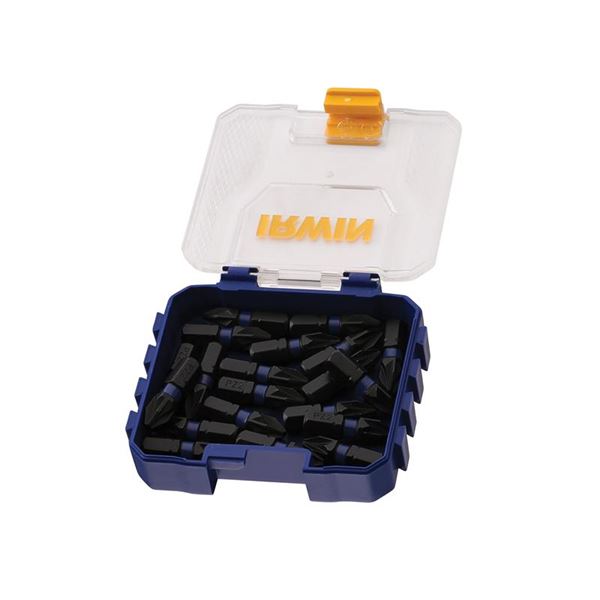 [IRWIW6061415] Irwin Impact Pro Performance Screwdriver Bits PZ2 25mm (20 Pack)