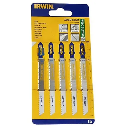[IRW10504219] Irwin Wood Jigsaw Blades Pack of 5 T101B