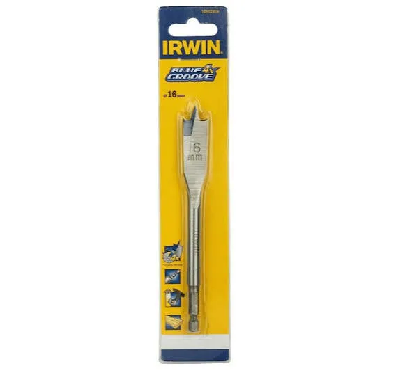 [IRW10502809] Irwin Blue Groove 4X Flat Bit 16 x 152mm