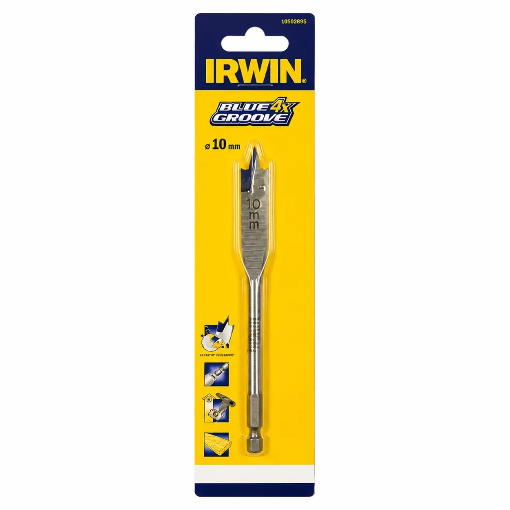 Irwin Blue Groove 4X Flat Bit 10 x 152mm
