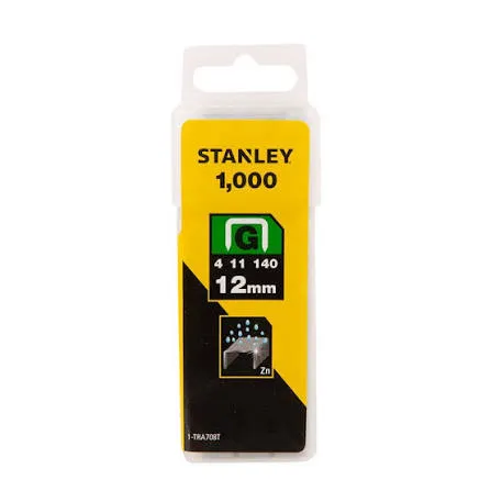 [STA1TRA708T] Stanley Heavy-Duty Staples 12mm (1000 Pack)