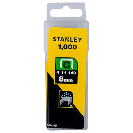 Stanley TRA705T Heavy-Duty Staple 8mm (Pack 1000)