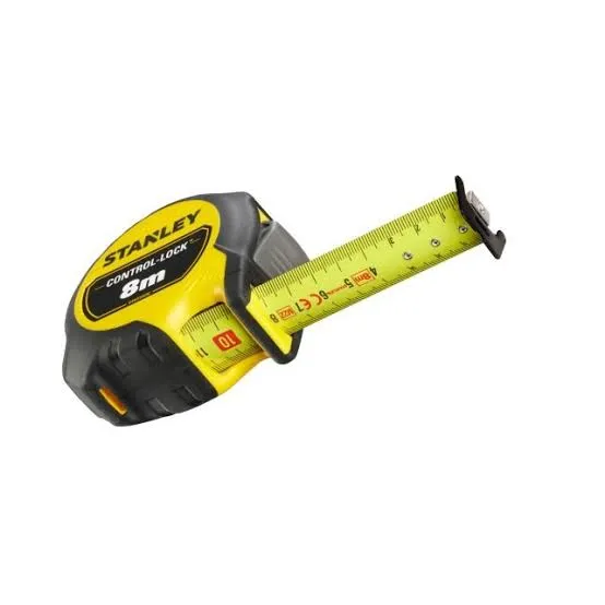 Stanley CONTROL-LOCK Pocket Tape 8m/25ft (Width 25mm)
