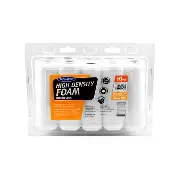 10pk 4" HD Concave Foam Mini Rollers
