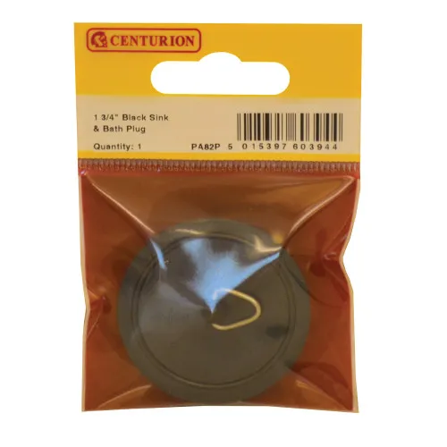 Centurion 1 3/4" Black Sink & Bath Plug